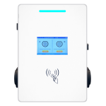 עמדת טעינה לרכב חשמלי שני שקעים