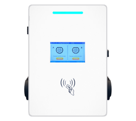 עמדת טעינה לרכב חשמלי שני שקעים