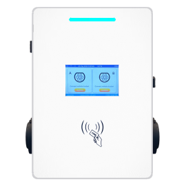 עמדת טעינה לרכב חשמלי שני שקעים